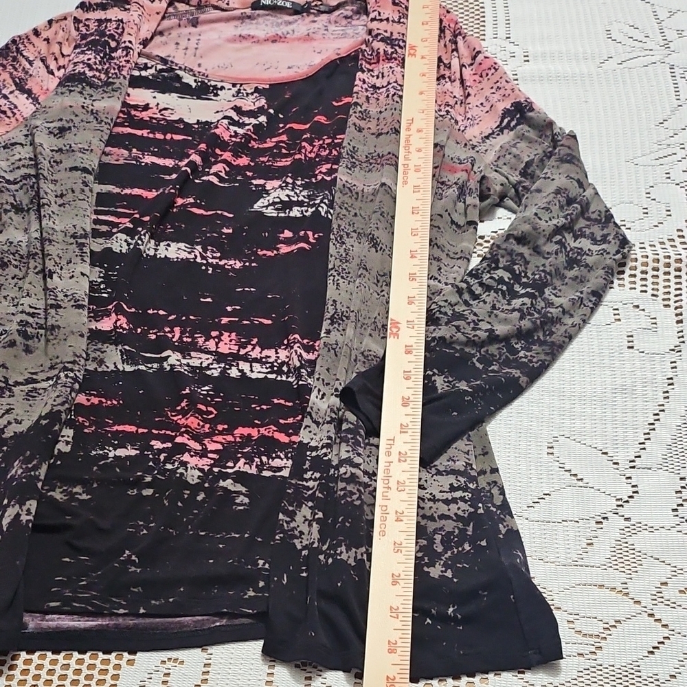 NIC+ZOE Multicolor All In One Cardigan - Picture 4 of 9